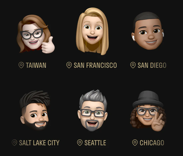 Vibe Team Avatars Mobile