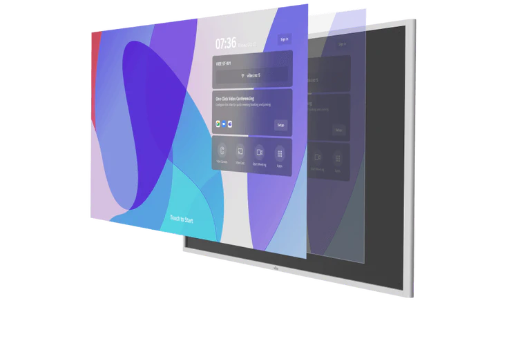 Video conferencing on Vibe board