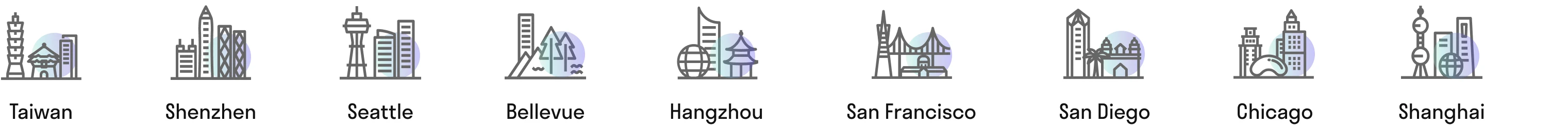 Vibe Office Locations Map