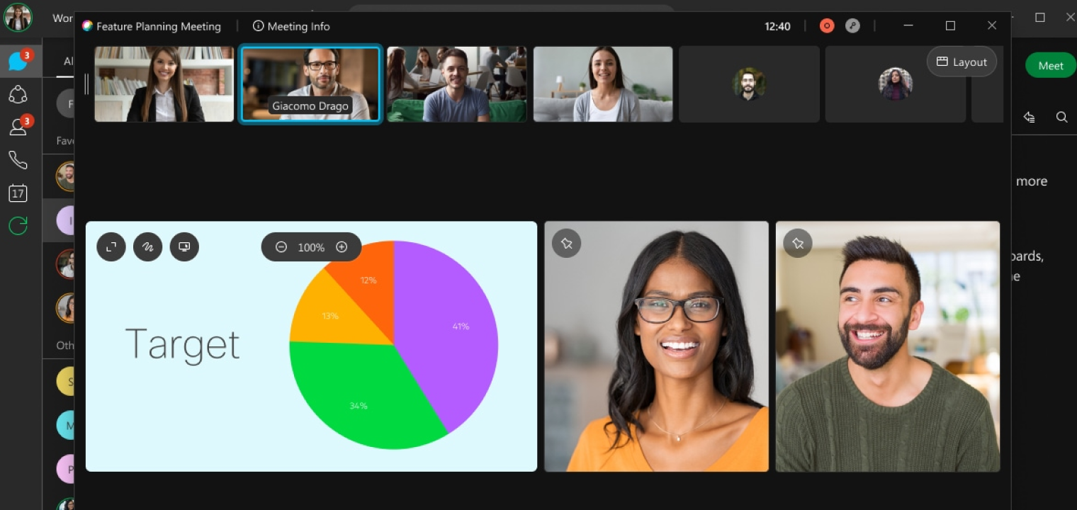Screenshot of Cisco Webex