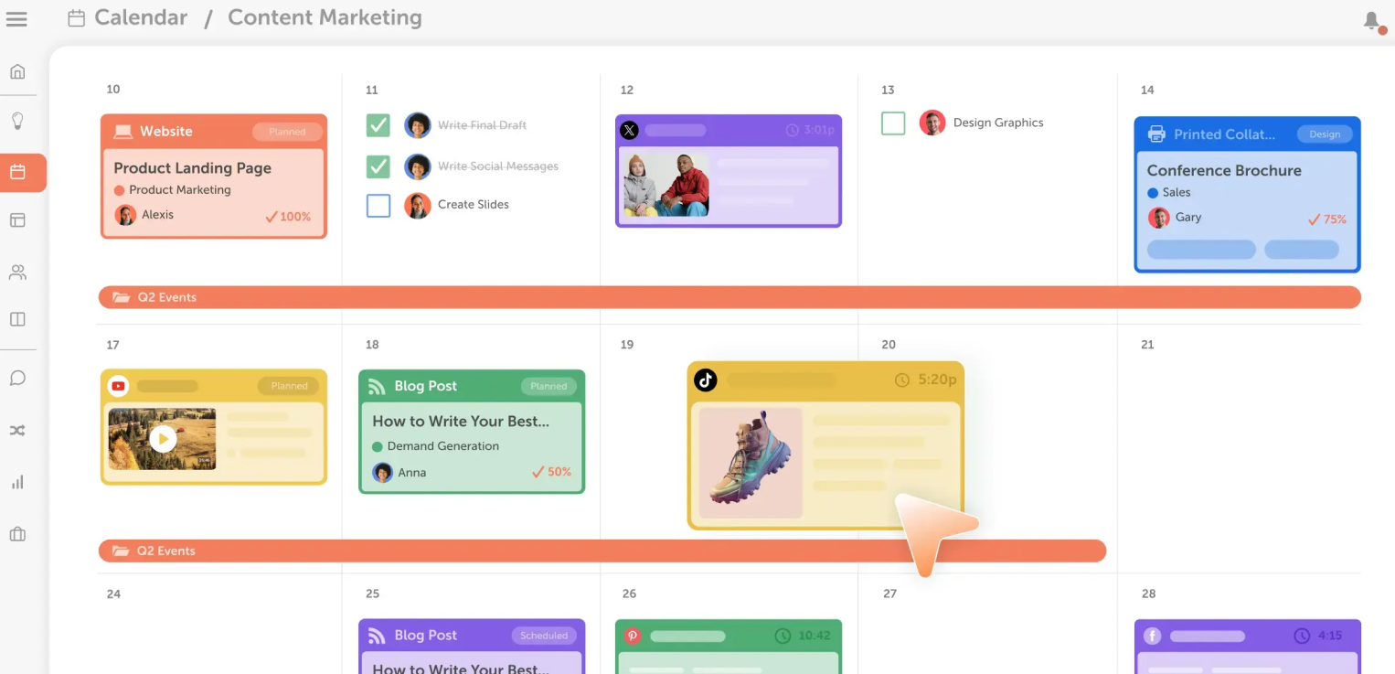 CoSchedule content calendar interface (from coschedule.com)
