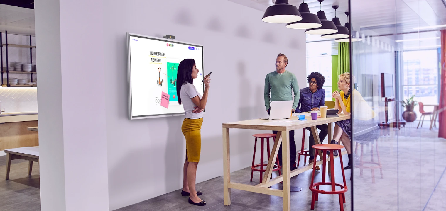 Conversations in shared work spaces
